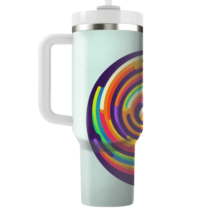 Funky Retro Spiral  Tumblers For Gifts