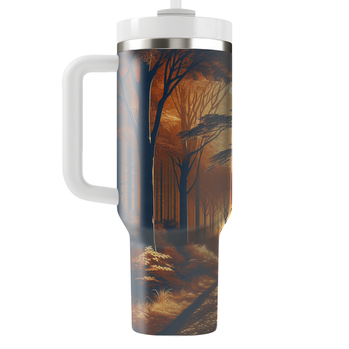 Autumn Moonlit Walk  Travel Tumblers