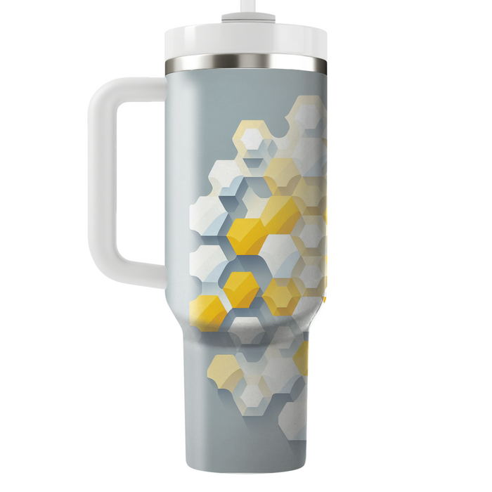 Geometric Honeycomb Tumbler Cups