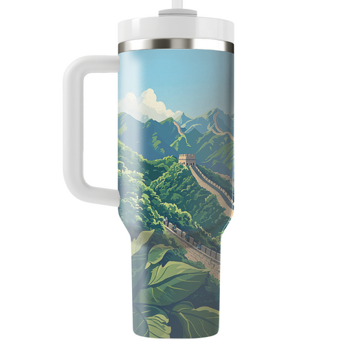 The Great Wall Of China Tumblers With Lids