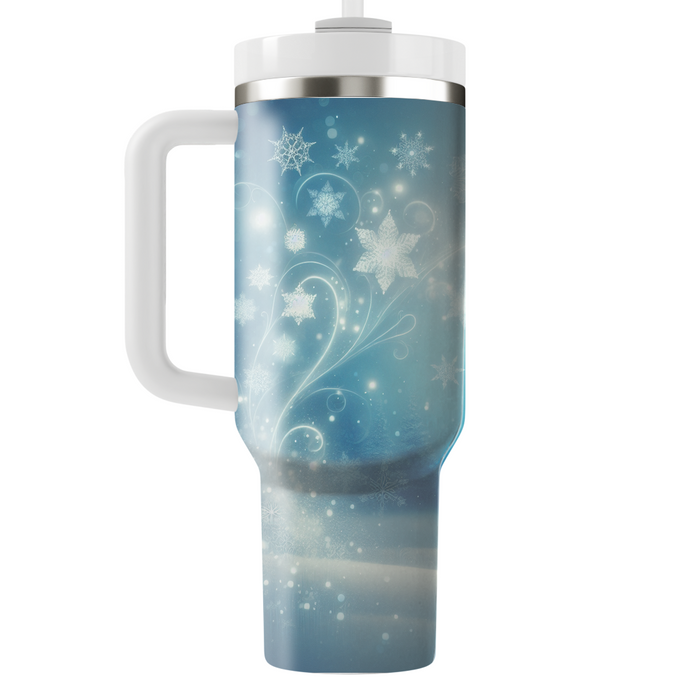 Winter Snowflake Magic  Personalized Tumblers