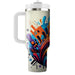 Vibrant Graffiti Splash  Decorative Tumblers