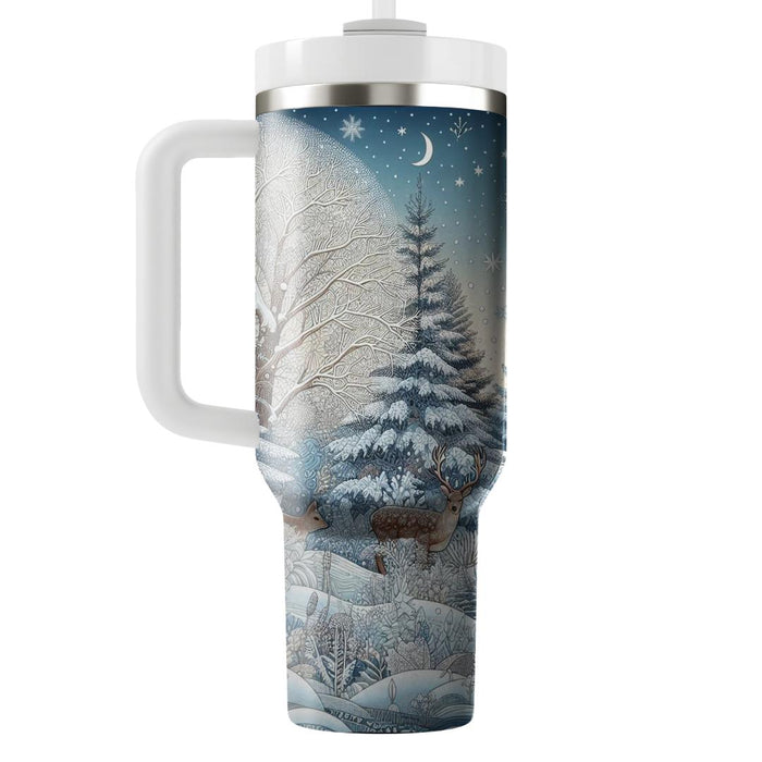 Winter Woodland Escape  Custom Tumblers