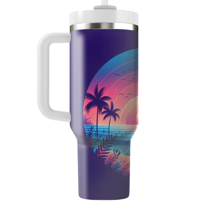 Radiant Sunset Silhouette  Tumblers For Gifts