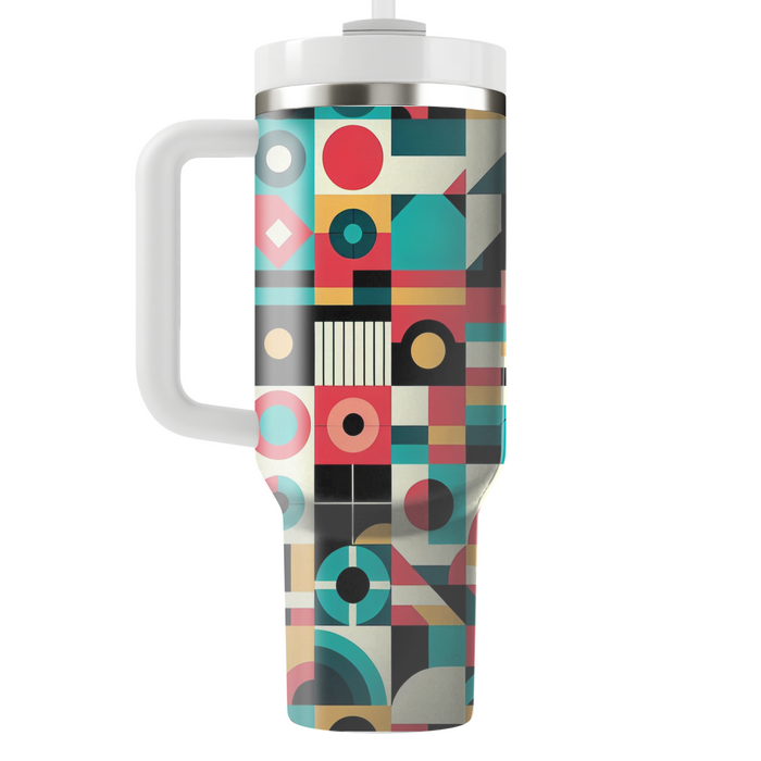 Abstract Mosaic Pattern  Insulated Tumblers