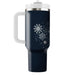 Winter Elegant Snowfall  Personalized Tumblers