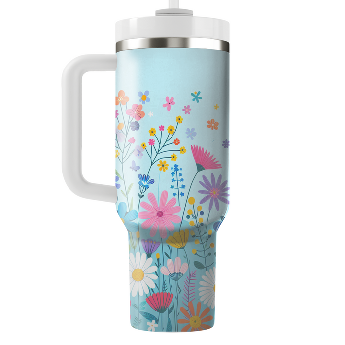 Whimsical Wildflower Garden  Insulated Tumblers