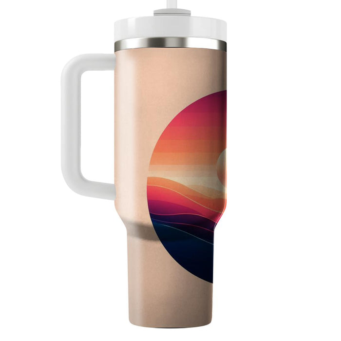 Sunset Gradient  Tumbler Cups