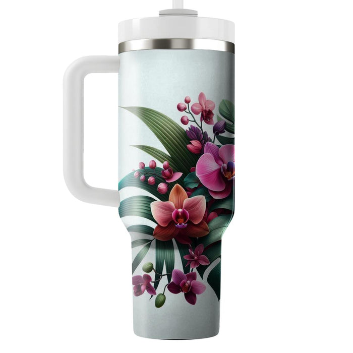 Tropical Orchid Oasis  Tumbler Cups