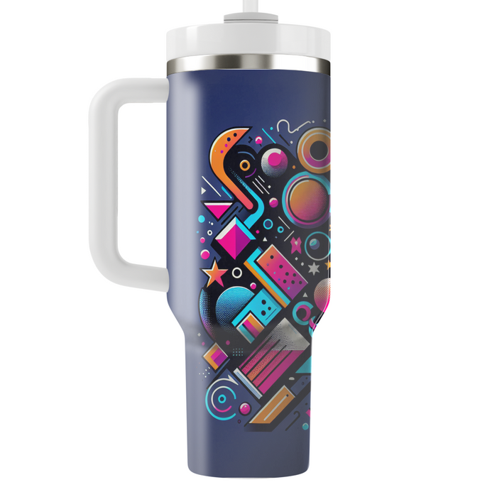 Rad Retro Shapes  Custom Tumblers