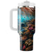 Vibrant Coral Reef  Travel Tumblers