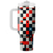 Bold Checkerboard Pattern  Custom Tumblers