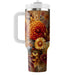 Autumn Harvest Bloom  Unique Tumblers