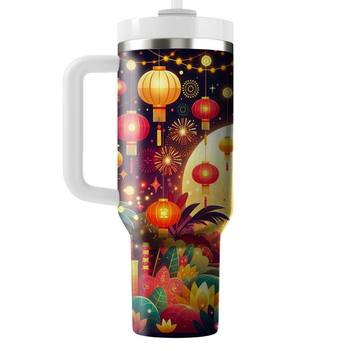 Vivid Lanterns - Lunar New Year  Custom Tumblers