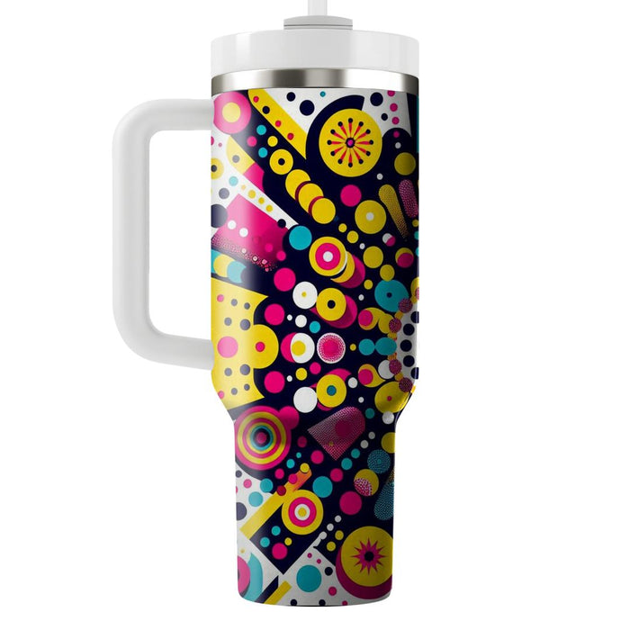 Bright Confetti Burst  Travel Tumblers