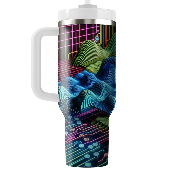 Future Wave  Personalized Tumblers