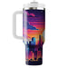 Bright Cityscape  Personalized Tumblers