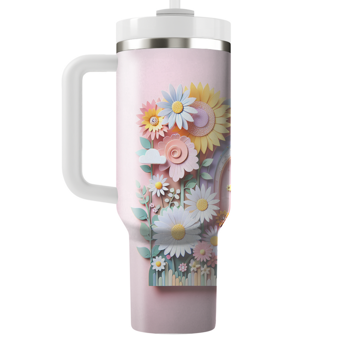 Whimsical Flower Fairy  Custom Tumblers