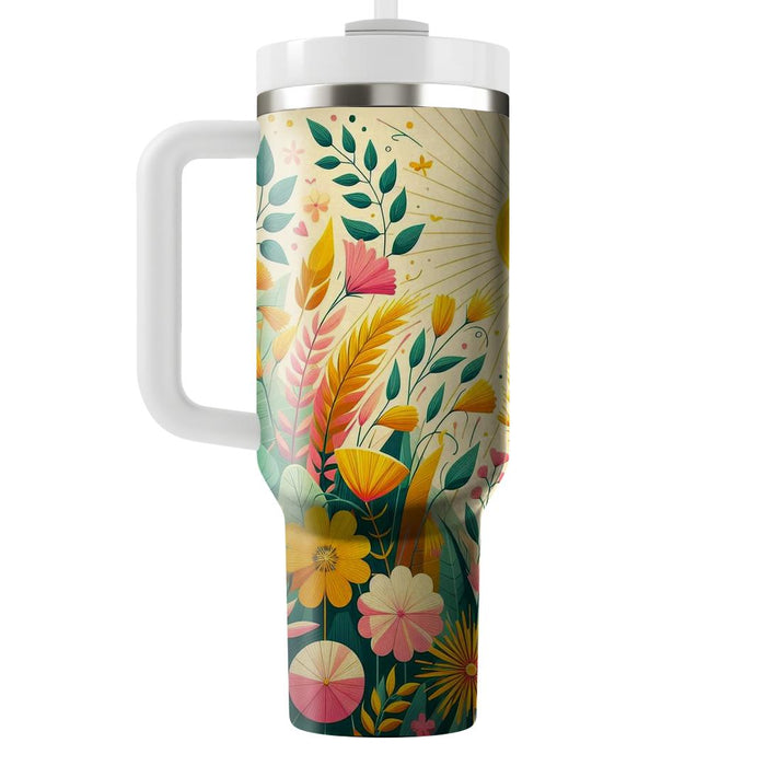 Sunny Meadow Vibes  Custom Tumblers