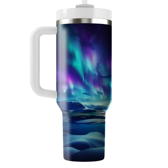 Winter Arctic Aurora  Custom Tumblers