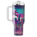 Vibrant Miami Nights  Personalized Tumblers