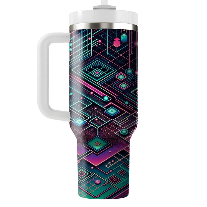 Techno Grid  Unique Tumblers