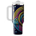 Vibrant Vortex  Tumblers With Lids