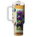 Funky Doodle Monsters  Personalized Tumblers