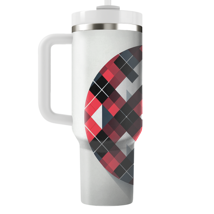 Bold Argyle Pattern  Unique Tumblers