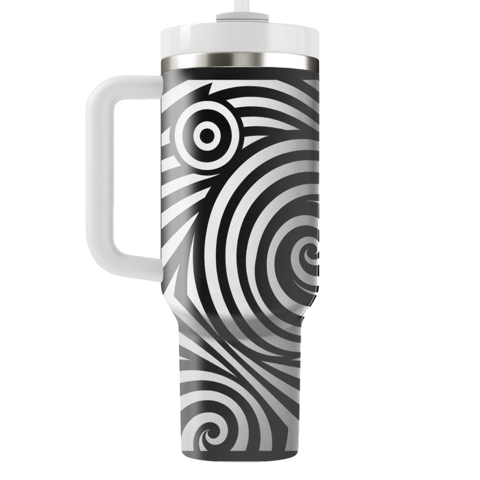 Op Art Spiral Illusion  Unique Tumblers