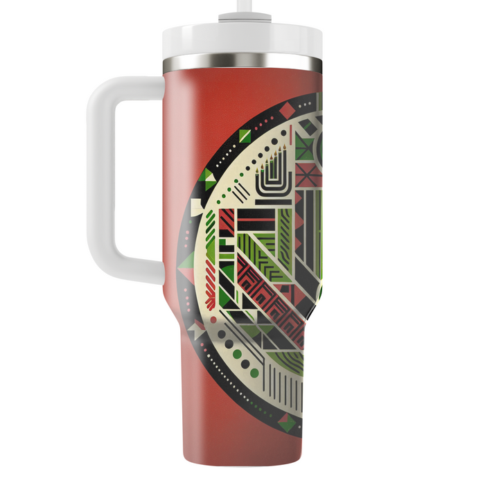 Rituals Of Unity - Kwanzaa Mosaic  Decorative Tumblers