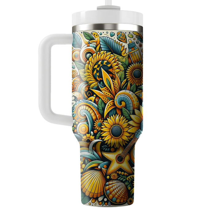 Sunshine Whispers - A Summer Festival  Custom Tumblers