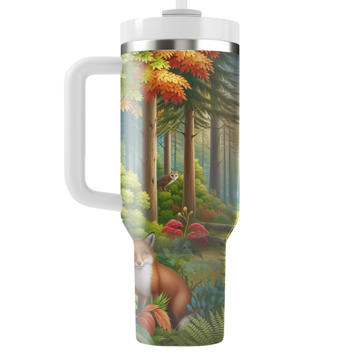 Autumn Woodland Magic  Personalized Tumblers