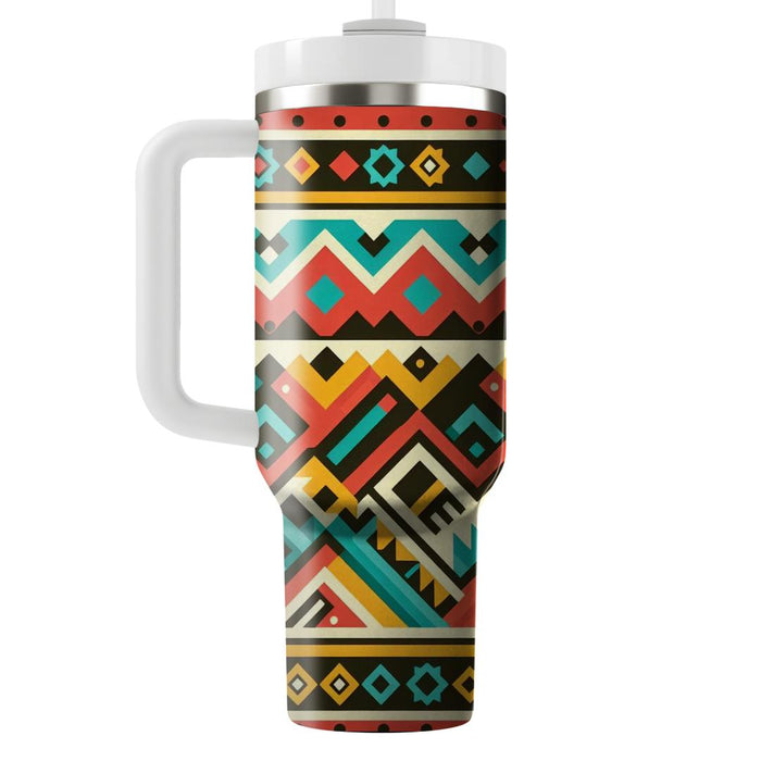 Aztec Chevron  Custom Tumblers