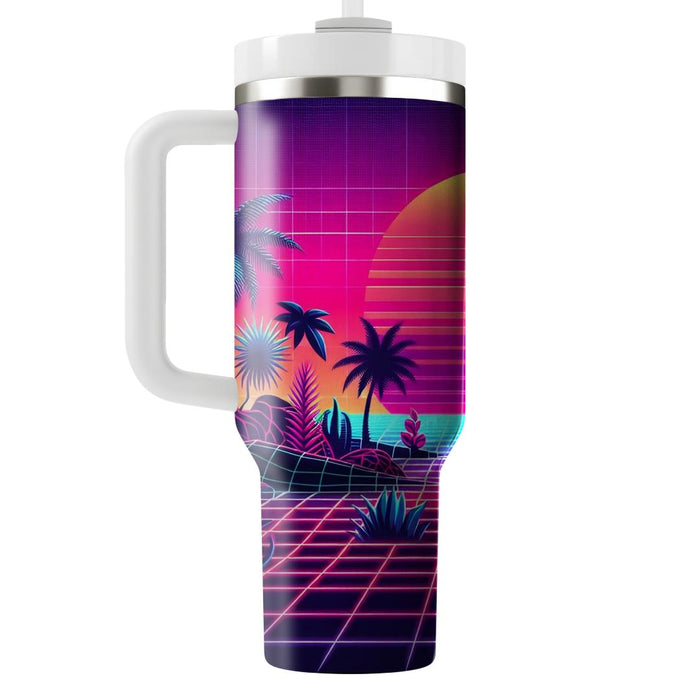 Synthwave Jungle  Unique Tumblers