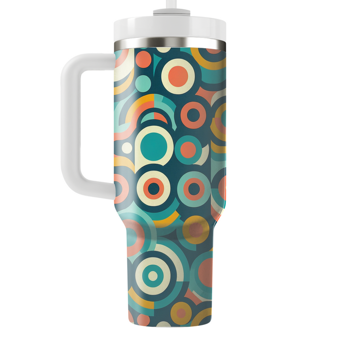 Abstract Circle Mosaic Custom Tumblers