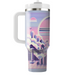 Vivid Vaporwave  Personalized Tumblers