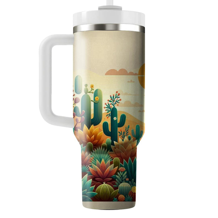 Cactus Paradise  Unique Tumblers