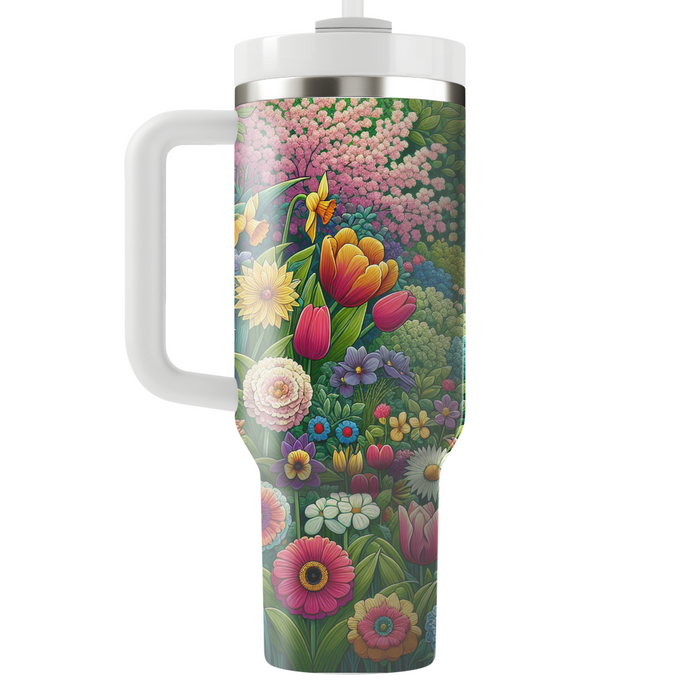 Spring Garden  Travel Tumblers