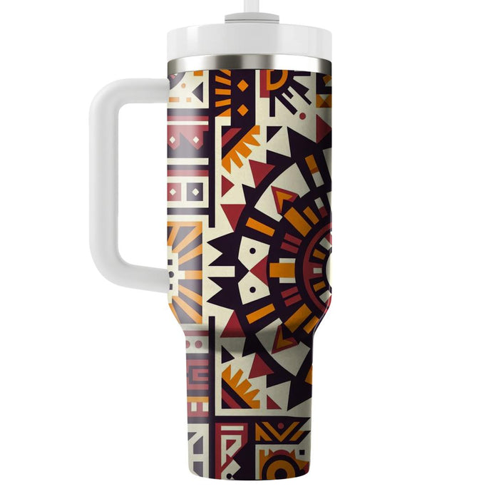 Aztec Sunburst  Custom Tumblers