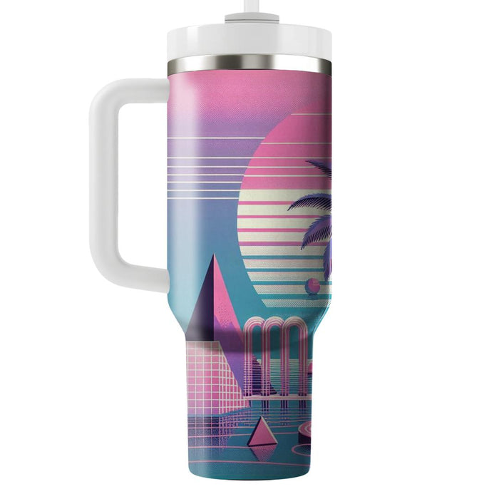 Vaporwave Serenity  Insulated Tumblers