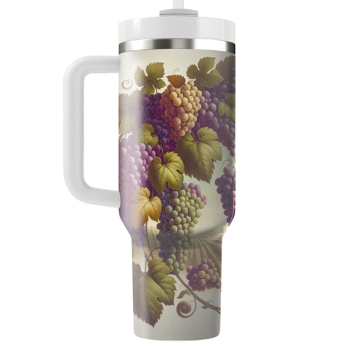 Autumn Scenic Vineyard  Travel Tumblers