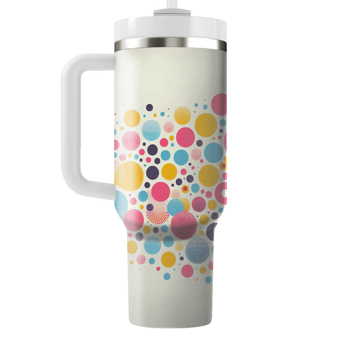 Funky Dot Patterns Travel Tumblers