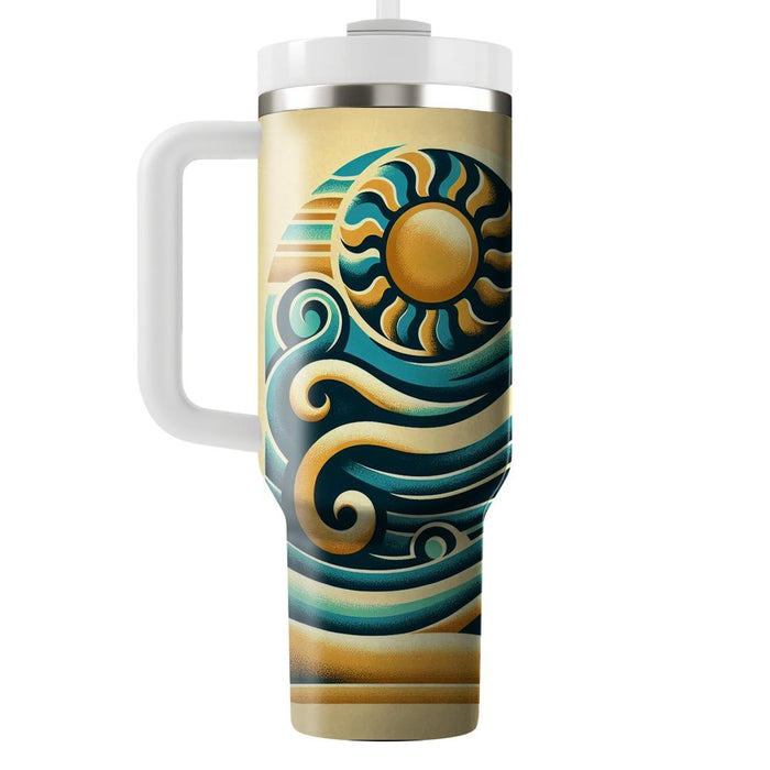 Sunshine And Surf  Custom Tumblers