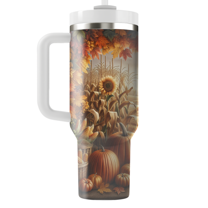 Autumn Rustic Harvest  Custom Tumblers