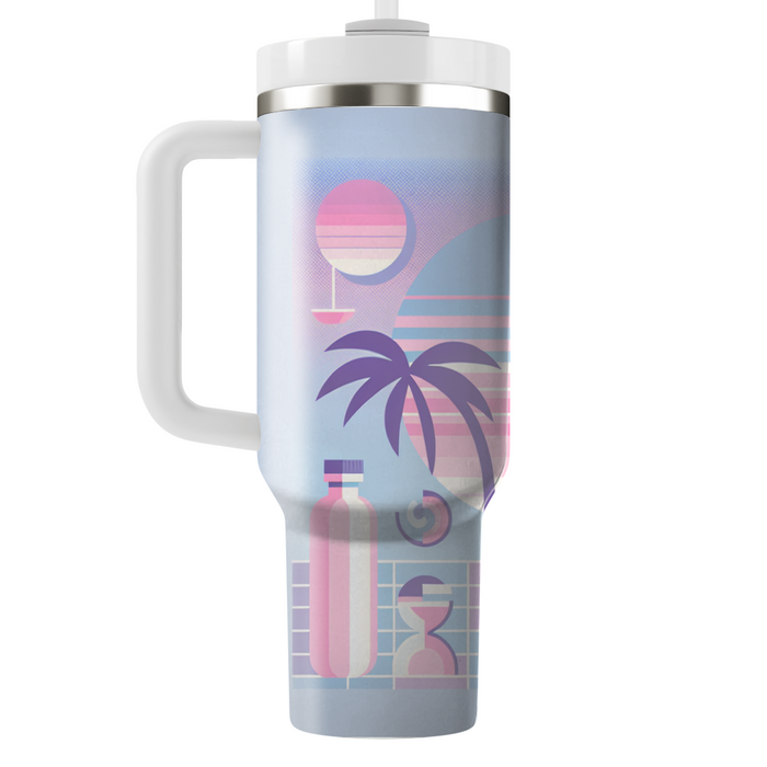 Vaporwave Retro Dreams Insulated Tumblers