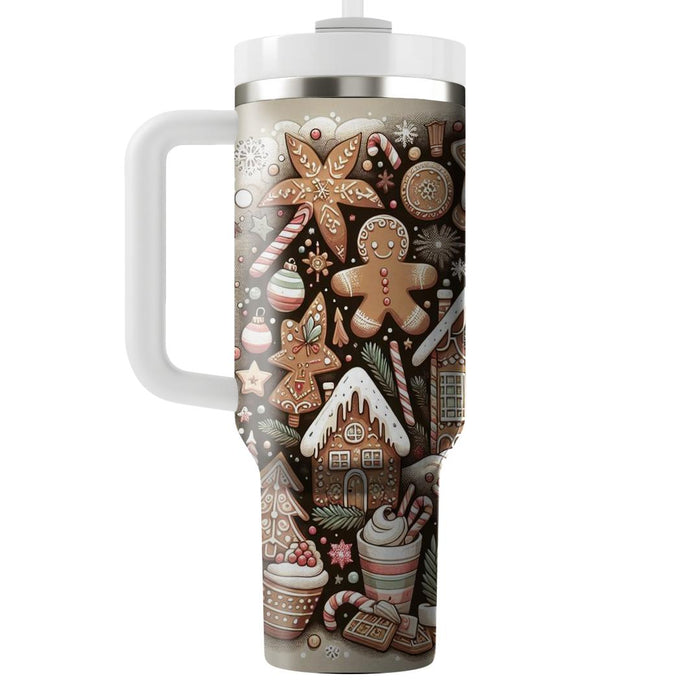 Winter Gingerbread Delight  Tumblers For Gifts