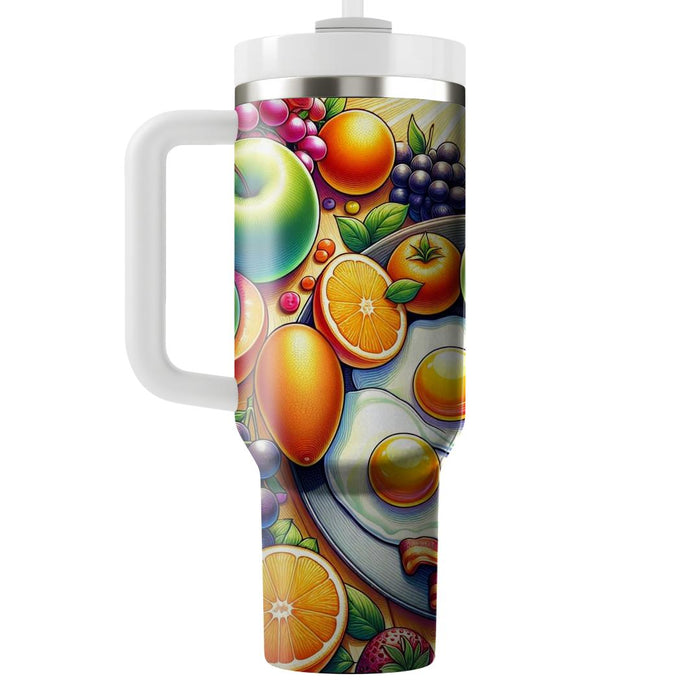 Sunny Side Up Breakfast  Personalized Tumblers