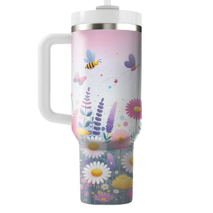 Spring Wildflower Meadow  Tumbler Cups