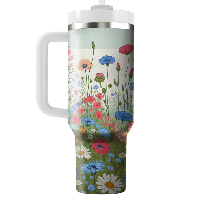 Wildflower Meadow Delight  Personalized Tumblers